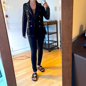 Black sweater blazer, Banana Republic